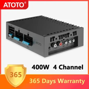 Amplifier 400 Watts Compatible Selected ATOTO Radio